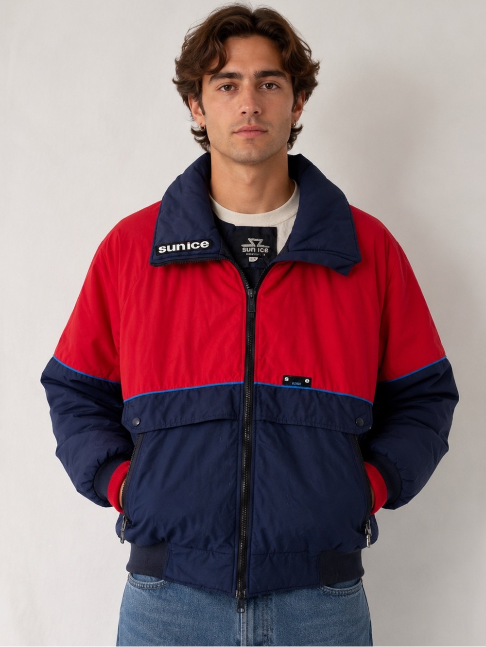 Vintage 80s Sun Ice Colorblock Ski Jacket